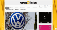 Desktop Screenshot of oronoticias.com.mx